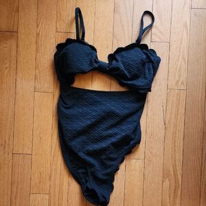 Cupshe Black Intimate Bra Soft Comfortable Swimsuit - Women's XL